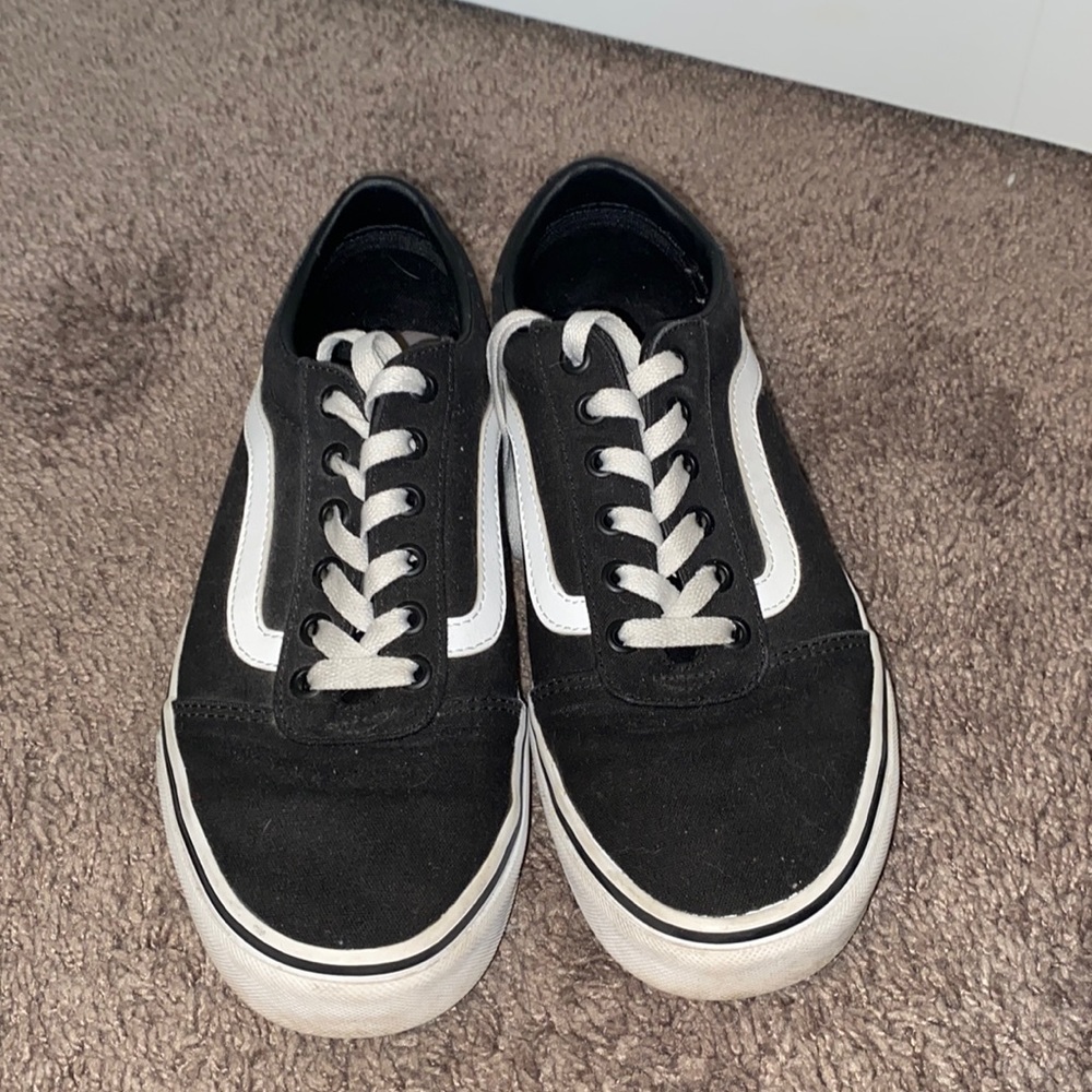 Black Lace Up Vans